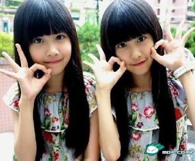 台湾最萌<em>双胞胎姐妹</em>花Sandy和Mandy新照:我们