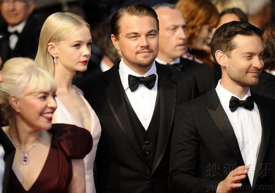 66戛纳红毯:莱昂纳多领衔《盖茨比》主创亮相