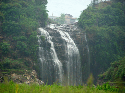 壁纸 风景 旅游 瀑布 山水 桌面 500_375 gif 动态图 动图